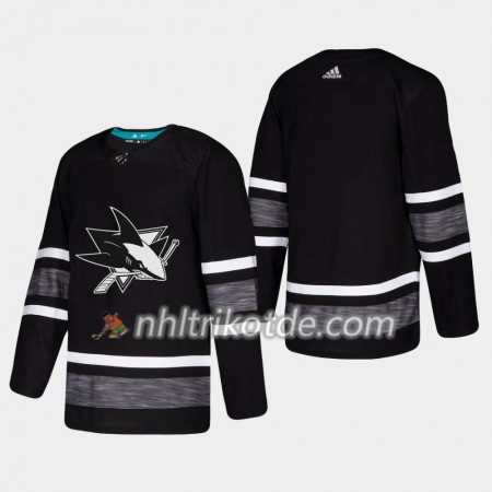 San Jose Sharks Trikot Blank 2019 All-Star Adidas Schwarz Authentic - Herren